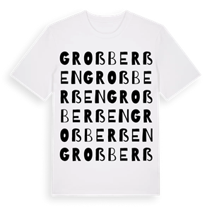 Groß Berßen ordlek t-shirt – ekologisk bomull t-shirt från Pinshirt