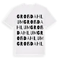 Groß Dahlum ordlek t-shirt
