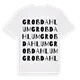 Groß Dahlum ordlek t-shirt