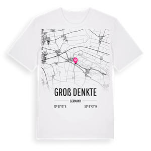 Groß Denkte karta t-shirt – ekologisk bomull t-shirt från Pinshirt