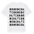 Groß Denkte ordlek t-shirt
