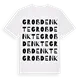 Groß Denkte ordlek t-shirt