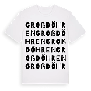Groß Döhren ordlek t-shirt – ekologisk bomull t-shirt från Pinshirt