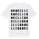 Groß Elbe ordlek t-shirt