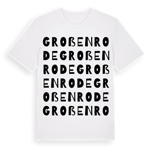 Großenrode ordlek t-shirt – ekologisk bomull t-shirt från Pinshirt