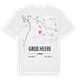 Groß Heere karta t-shirt