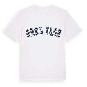 Groß Ilde college t-shirt – ekologisk bomull t-shirt från Pinshirt