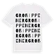 Groß Ippener ordlek t-shirt