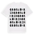 Groß Köhren ordlek t-shirt
