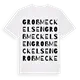 Groß Meckelsen ordlek t-shirt
