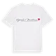 Groß Midlum hjärta t-shirt
