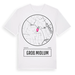 Groß Midlum t-shirt – ekologisk bomull t-shirt från Pinshirt
