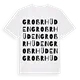 Groß Rhüden ordlek t-shirt