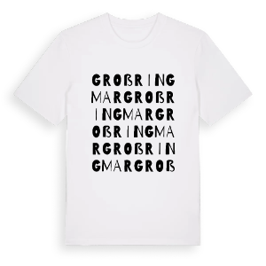 Groß Ringmar ordlek t-shirt – ekologisk bomull t-shirt från Pinshirt
