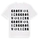 Groß Vahlberg ordlek t-shirt