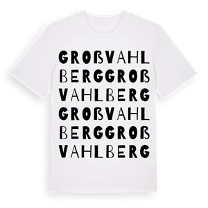 Groß Vahlberg ordlek t-shirt – ekologisk bomull t-shirt från Pinshirt