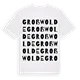 Großwolde ordlek t-shirt