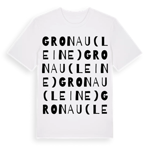 Gronau (Leine) ordlek t-shirt – ekologisk bomull t-shirt från Pinshirt