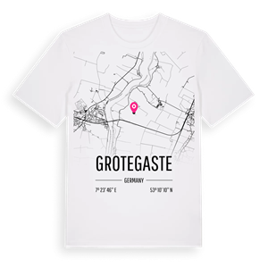 Grotegaste karta t-shirt – ekologisk bomull t-shirt från Pinshirt