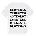 Grotegaste ordlek t-shirt
