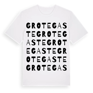 Grotegaste ordlek t-shirt – ekologisk bomull t-shirt från Pinshirt