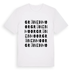 Grünenmoor ordlek t-shirt – ekologisk bomull t-shirt från Pinshirt