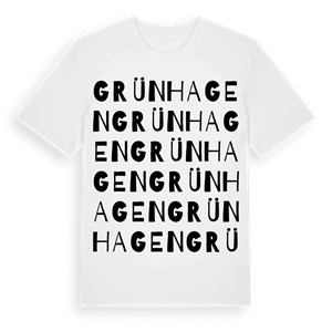 Grünhagen ordlek t-shirt – ekologisk bomull t-shirt från Pinshirt