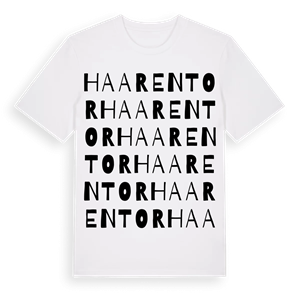 Haarentor ordlek t-shirt – ekologisk bomull t-shirt från Pinshirt