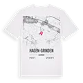 Hagen-Grinden karta t-shirt