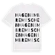 Hagen im Bremischen ordlek t-shirt