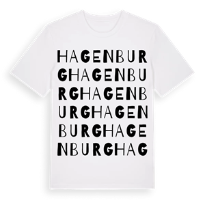 Hagenburg ordlek t-shirt – ekologisk bomull t-shirt från Pinshirt