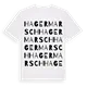 Hagermarsch ordlek t-shirt