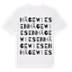 Hägewiesen ordlek t-shirt