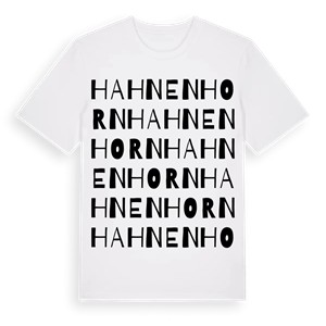 Hahnenhorn ordlek t-shirt – ekologisk bomull t-shirt från Pinshirt