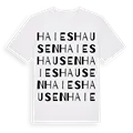 Haieshausen ordlek t-shirt