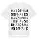 Haieshausen ordlek t-shirt