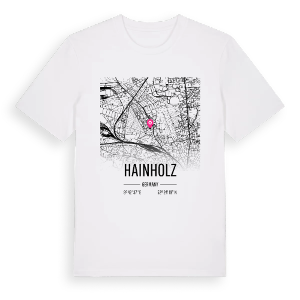 Hainholz karta t-shirt – ekologisk bomull t-shirt från Pinshirt