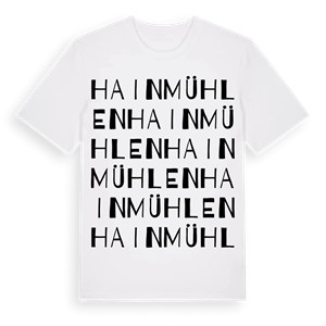 Hainmühlen ordlek t-shirt – ekologisk bomull t-shirt från Pinshirt