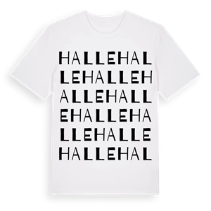 Halle ordlek t-shirt – ekologisk bomull t-shirt från Pinshirt