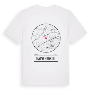 Halvesbostel t-shirt – ekologisk bomull t-shirt från Pinshirt