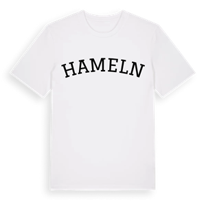 Hameln böjd t-shirt – ekologisk bomull t-shirt från Pinshirt