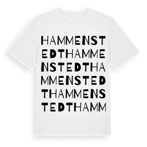 Hammenstedt ordlek t-shirt – ekologisk bomull t-shirt från Pinshirt