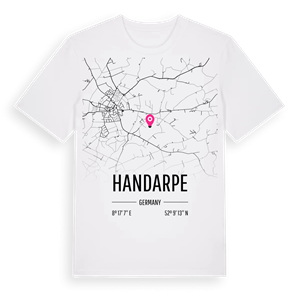 Handarpe karta t-shirt – ekologisk bomull t-shirt från Pinshirt
