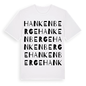 Hankenberge ordlek t-shirt – ekologisk bomull t-shirt från Pinshirt
