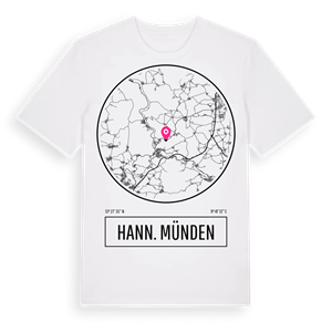 Hann. Münden t-shirt – ekologisk bomull t-shirt från Pinshirt