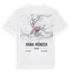 Hann. Münden karta t-shirt