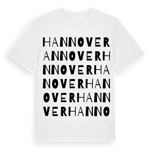 Hannover ordlek t-shirt – ekologisk bomull t-shirt från Pinshirt