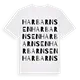 Harbarnsen ordlek t-shirt