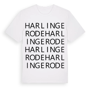 Harlingerode ordlek t-shirt – ekologisk bomull t-shirt från Pinshirt