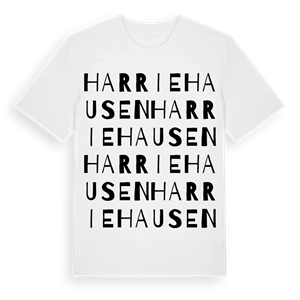 Harriehausen ordlek t-shirt – ekologisk bomull t-shirt från Pinshirt